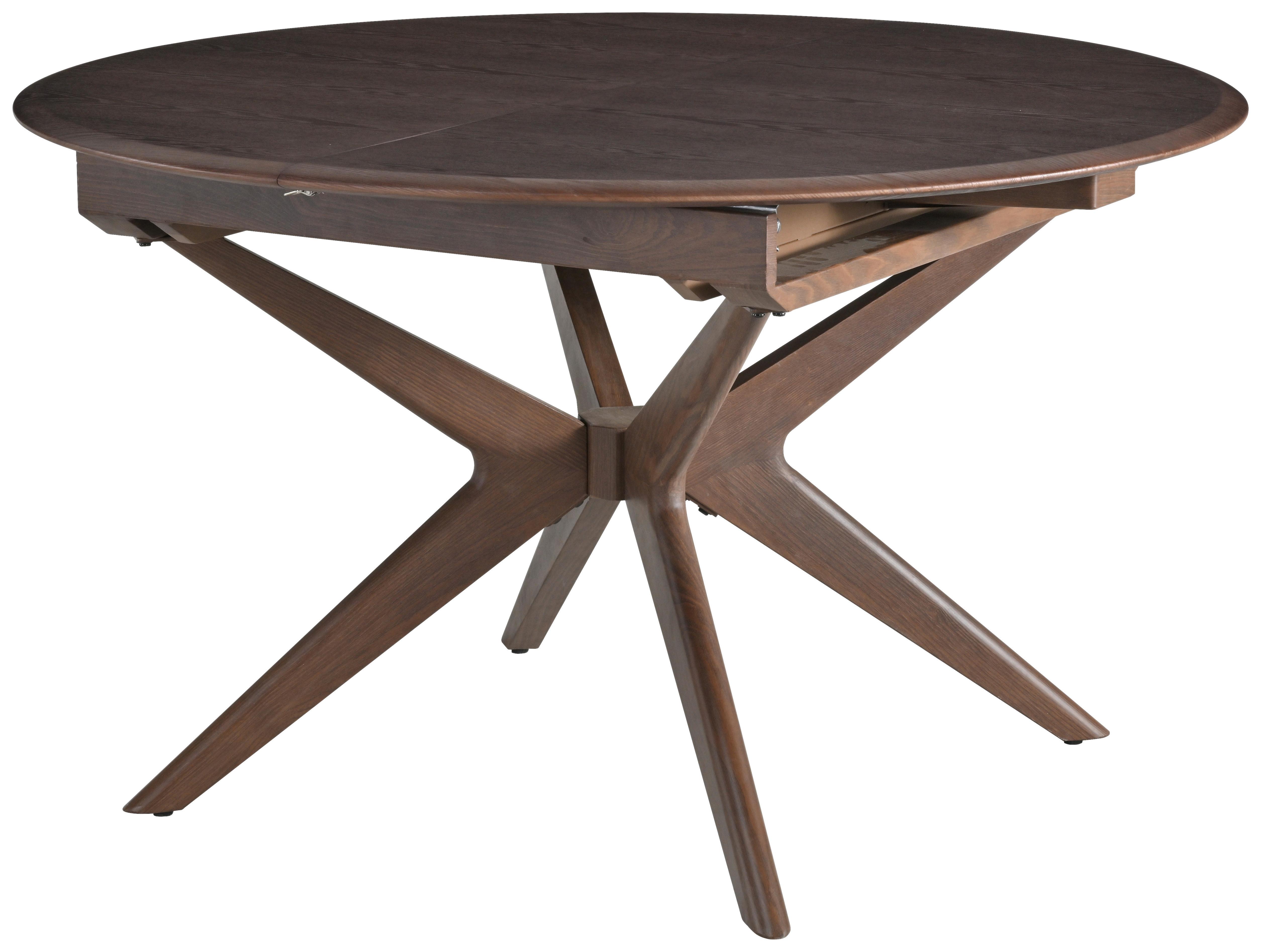 Jedilna Miza Valeta, Barva Oreha, 180x130 - barva oreha, Moderno, kovina/leseni material (180/130/75cm) - MID.YOU
