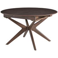 Jedilna Miza Valeta, Barva Oreha, 180x130 - barva oreha, Moderno, kovina/leseni material (180/130/75cm) - MID.YOU