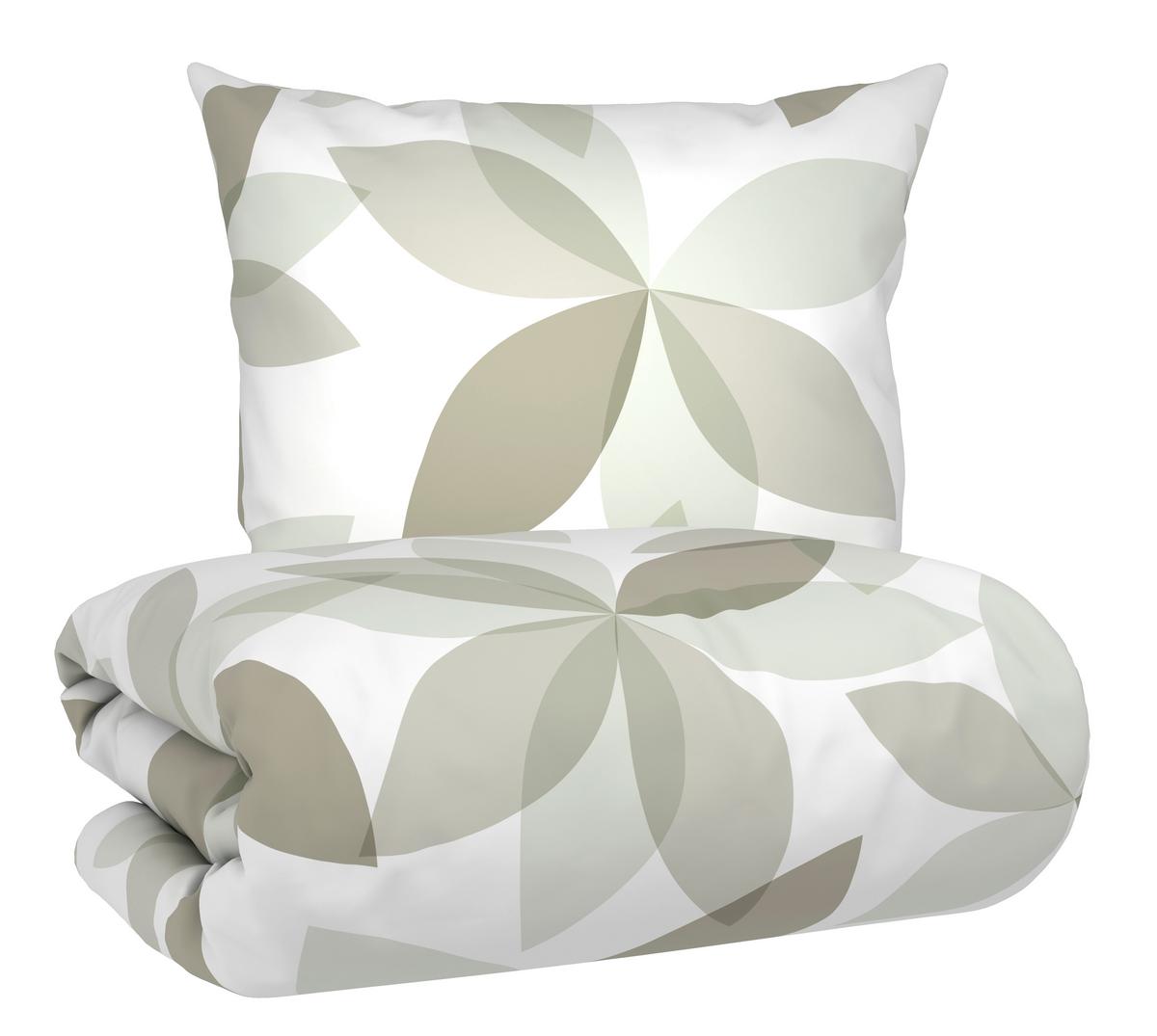 Bettwäsche Yuki Olivgrün ca. 135x200cm - Olivgrün, Textil (135/200cm) - Mömax