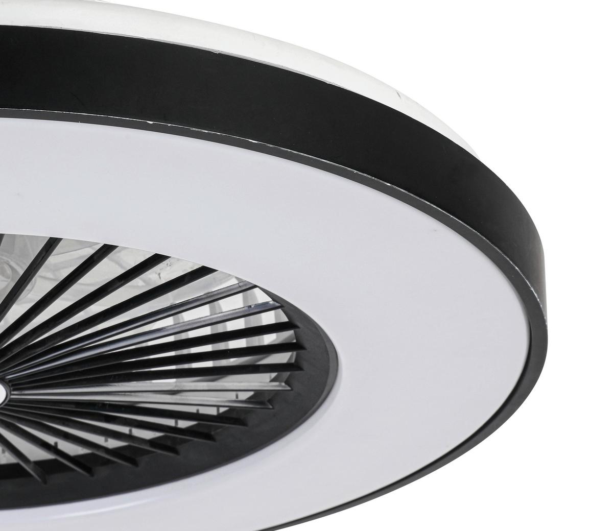 Stropna Led-svetilka Mitzi - črna/bela, Moderno, umetna masa (57/19cm) - Mömax