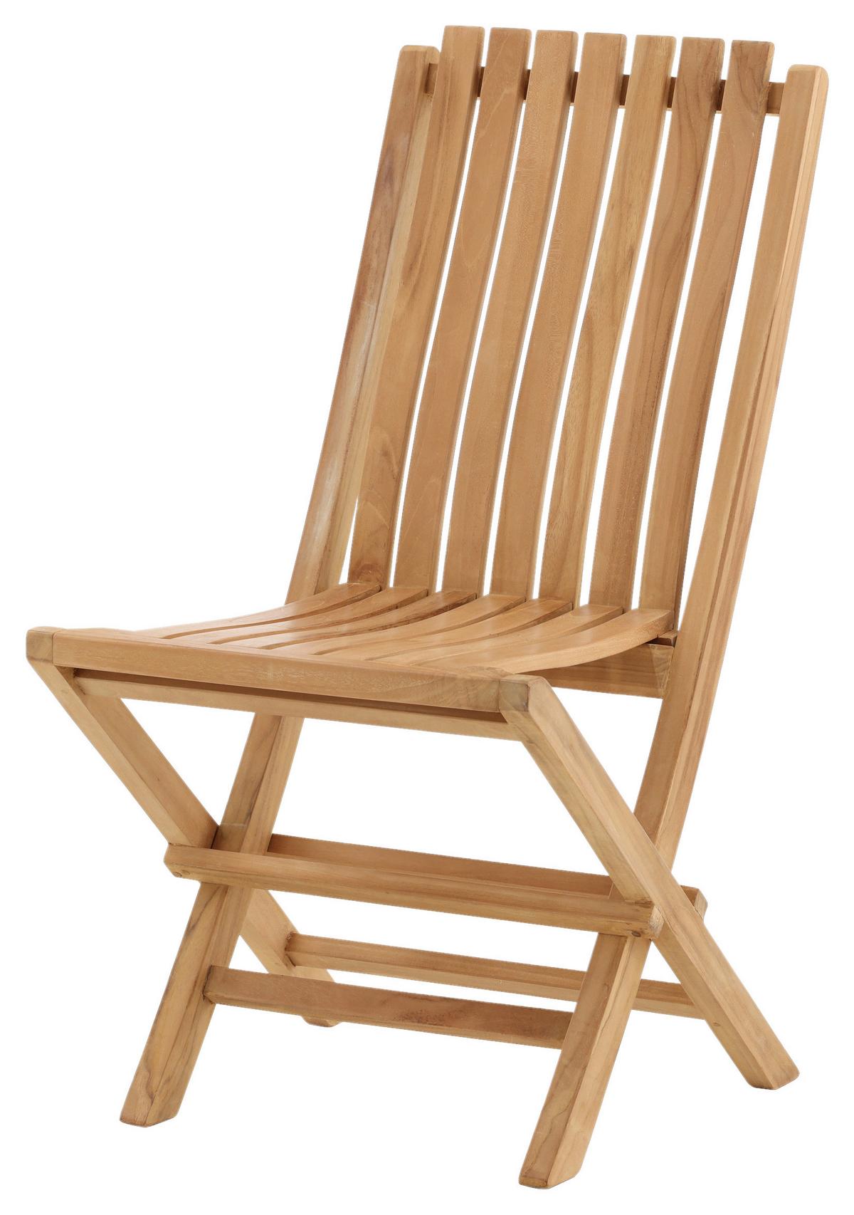 Gartenklappsessel Ghana ca. 43x98x47 cm Teakholz - Teakfarben, KONVENTIONELL, Holz (43/98/47cm) - Gardenson