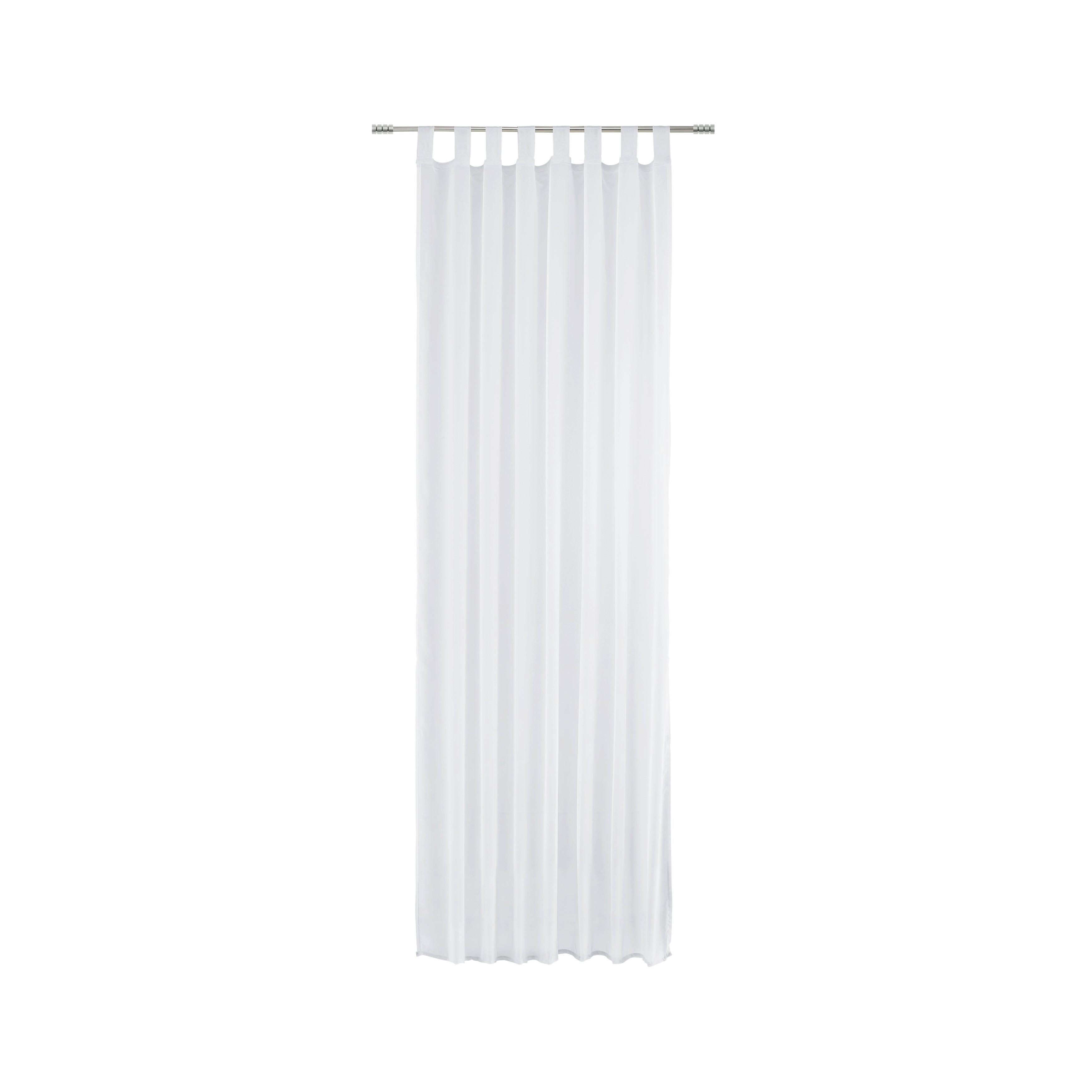 Zavjesa S Omčama Hanna 2 Kom. -Based- -Akt- - bijela, tekstil (140/245cm) - Best Price