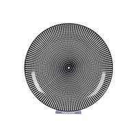 Dessertteller Shiva Schwarz/Weiß - Schwarz/Weiß, LIFESTYLE, Keramik (20,4/2,5cm) - Mömax