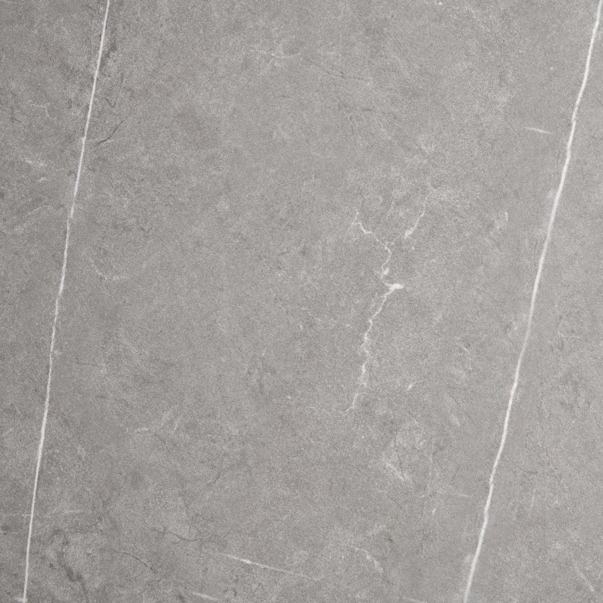 Jedilna Miza Lior, Siva, 180x90 - siva/črna, Konvencionalno, kovina/keramika (180/90/76cm) - MID.YOU