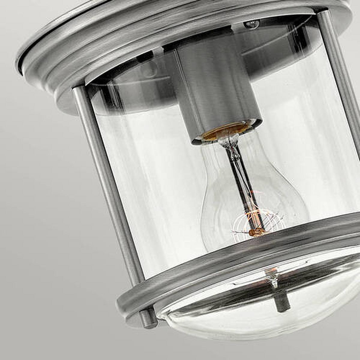 Stropna Svjetiljka Hadrian - boje nikla, Konvencionalno, staklo/metal (19.6/18.5cm) - Elstead Lighting