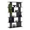 ÉTAGÈRE PIZZO -EXKLUSIV- - noir, MODERN, matériau en bois (100/177/35cm) - Mömax