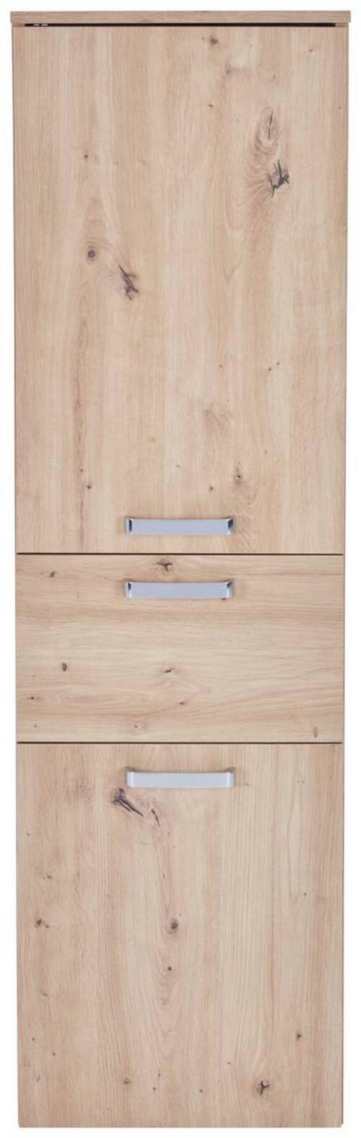 Visoki Element Fresh - hrast Artisan/boje kroma, Konvencionalno, drvni materijal/metal (40/147/38,5cm) - Modern Living