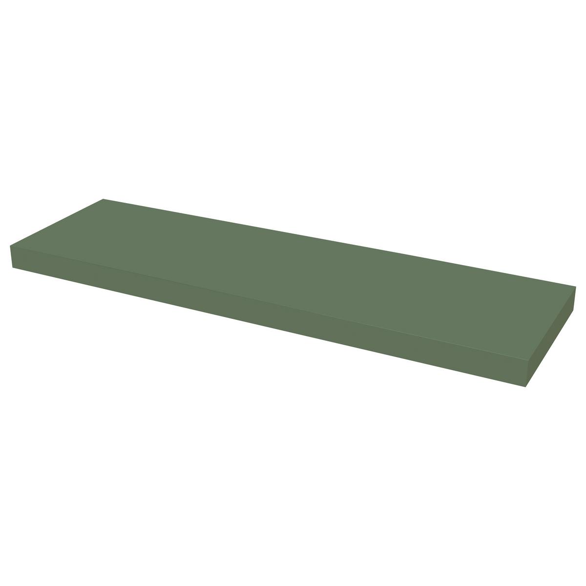 Poliță de perete ANJA -SB- - verde, Modern, material pe bază de lemn (80/3,8/23,5cm) - Modern Living