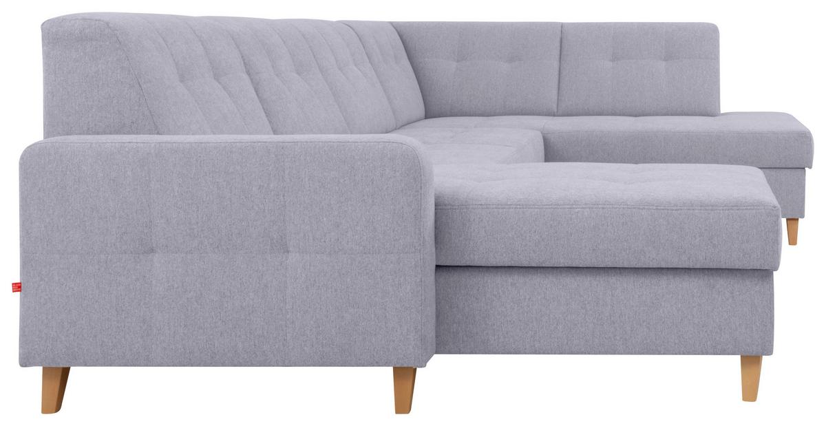 Coltar LARS U - gri, Modern, lemn/textil (161/299/187cm) - Best Price
