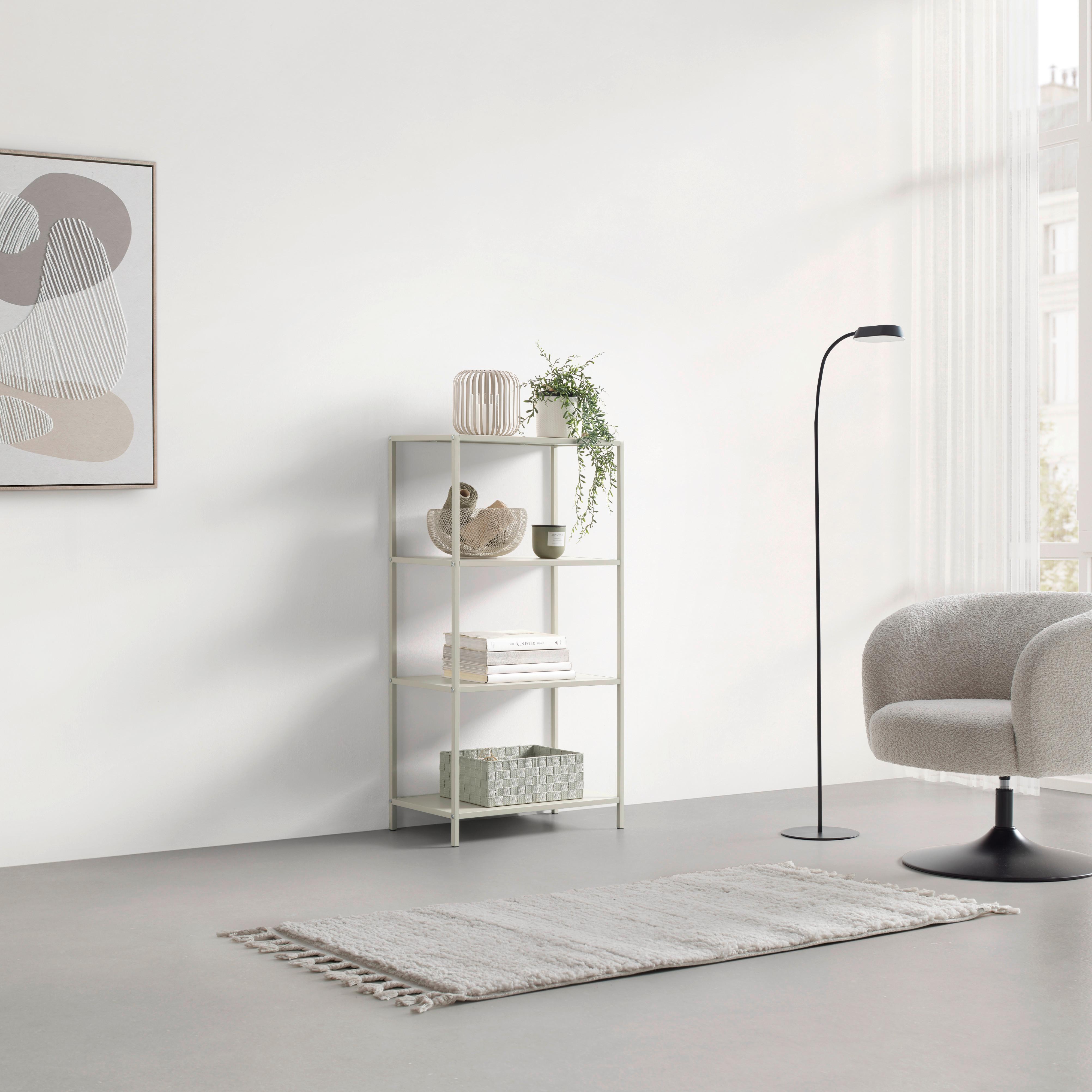 Regal Havanna Kaschmir - Kaschmir/Beige, MODERN, Holzwerkstoff/Metall (60/113/33cm) - Mömax