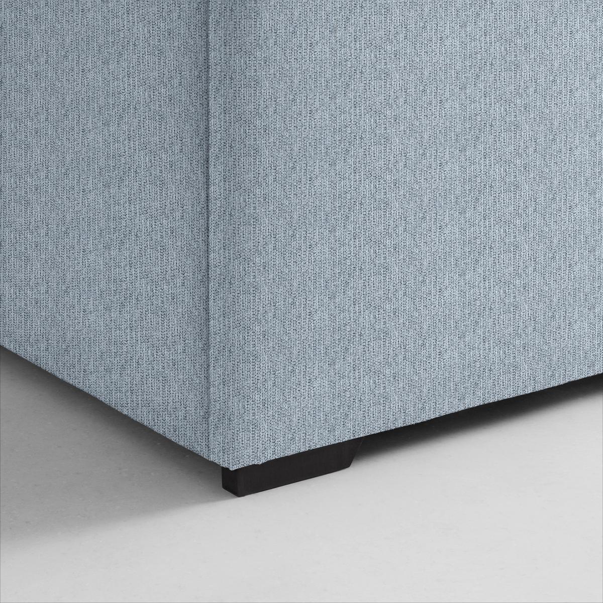 Polsterbett Thor in Graublau ca. 180x200cm - Graublau/Anthrazit, KONVENTIONELL, Holz/Textil (180/200cm) - Mömax