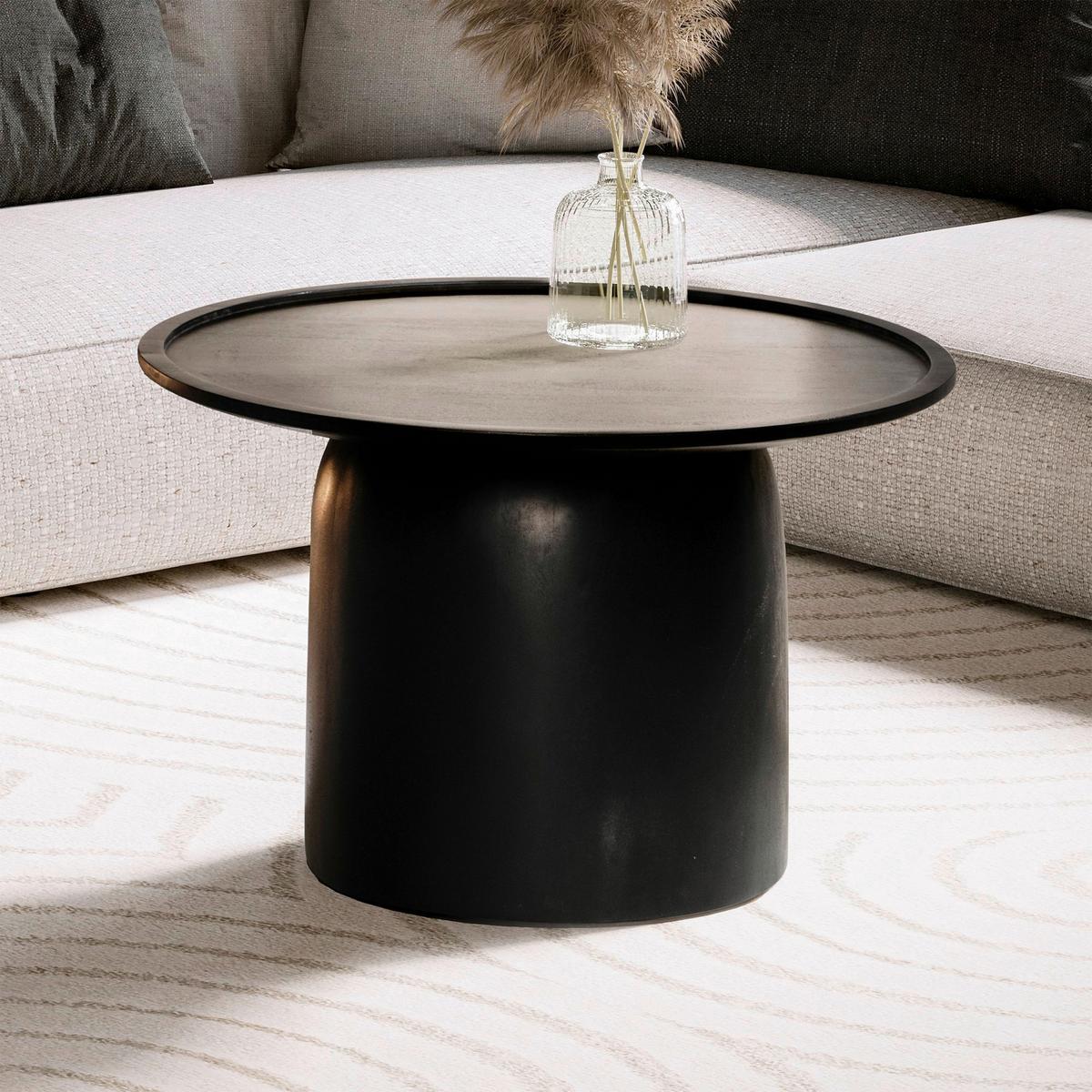 COUCHTISCH WL6.811 - Schwarz, Design, Holz (60/40cm) - MID.YOU