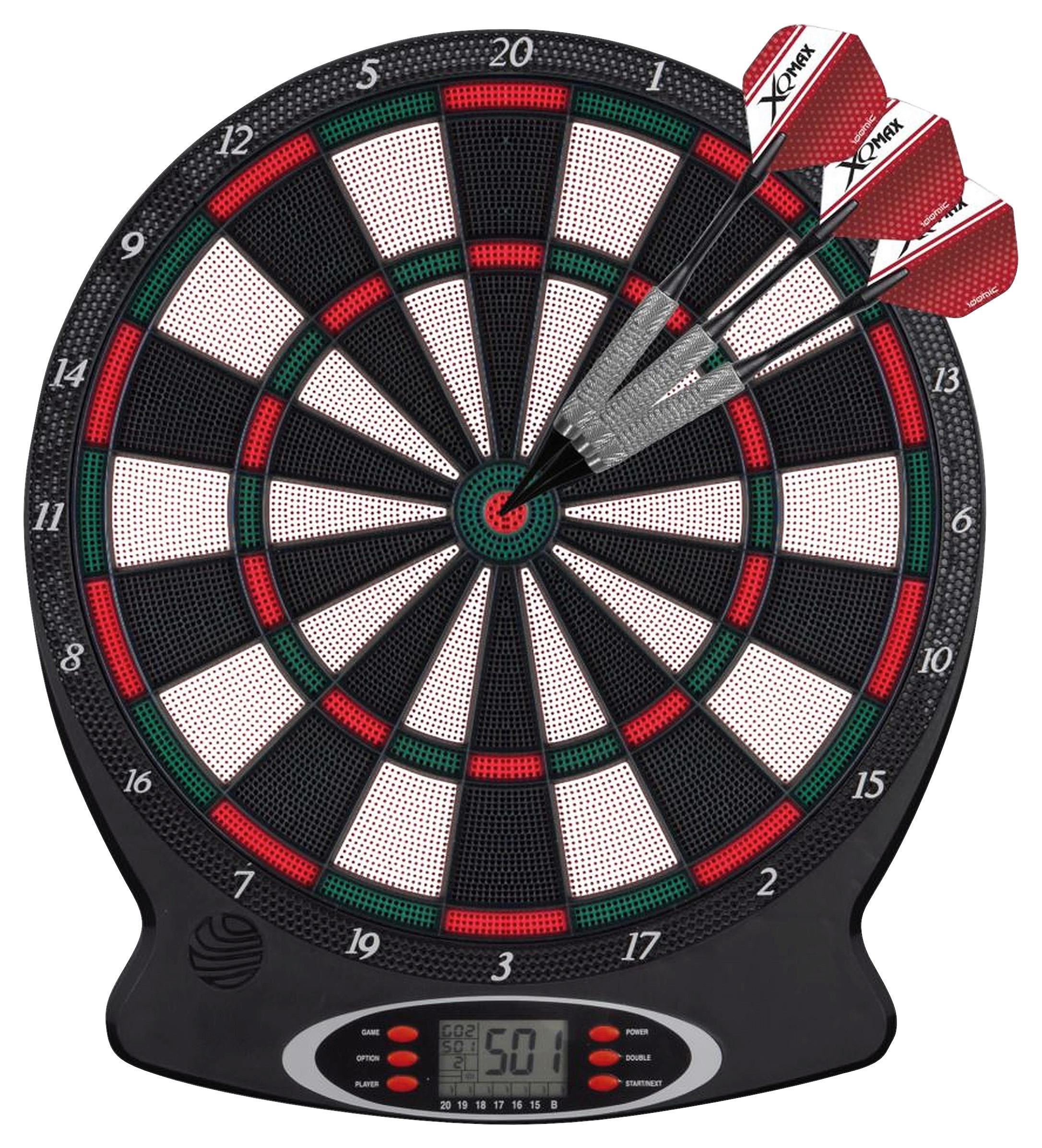 TARCZA DO DARTA 8DA000410 - zielony/czerwony, Konventionell, tworzywo sztuczne (37,8/43/2cm)