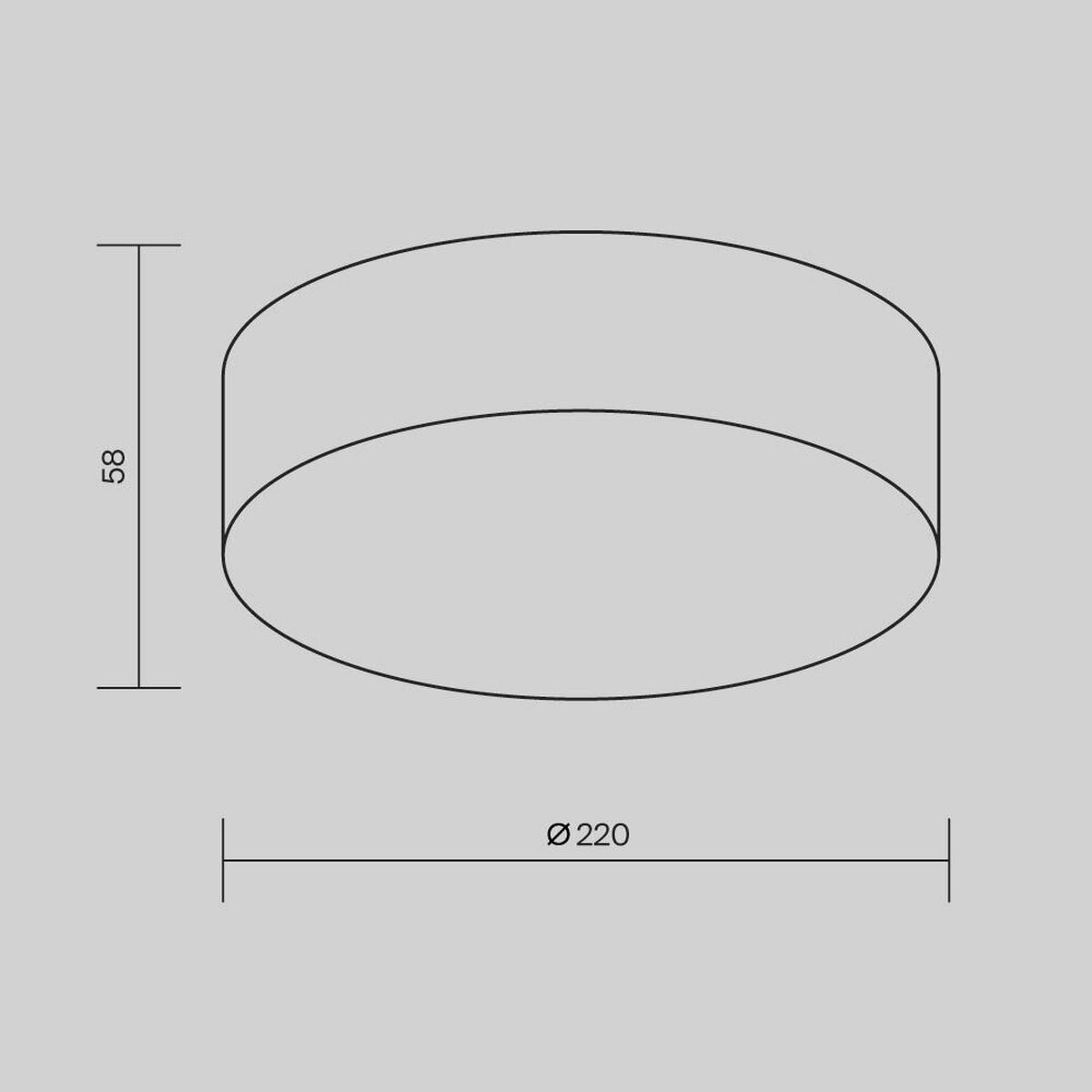 Aussendeckenleuchte O431cl-L30b3k - Weiss, Design, Kunststoff (22/5,8cm) - MAYTONI