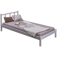 Bett Fredy ca. 90x200 cm Weiß - Weiß, MODERN, Holz (90/200cm) - MID.YOU