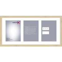 Bilderrahmen Gitta Duplo Eichefarben ca. 25x52cm - Eichefarben, Basics, Holz (25,2/52,2/3,6cm) - Mömax