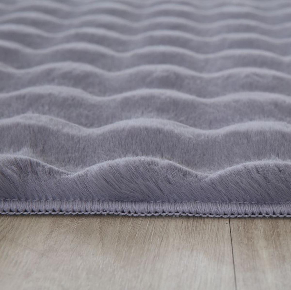 Preproga Z Visokim Florom Ambiance, Siva, 120x170cm - siva, Basics, tekstil (120/170cm) - Novel
