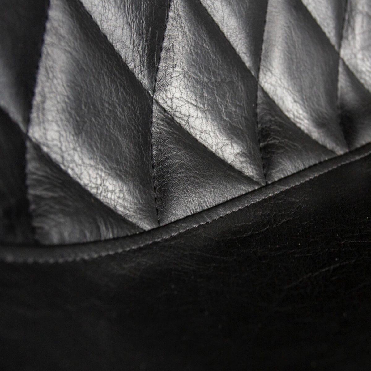 Barhocker-Set Bowie 2er-Set ca. 50x102 cm Schwarz - Schwarz, KONVENTIONELL, Textil/Metall (50/102/55cm) - MID.YOU