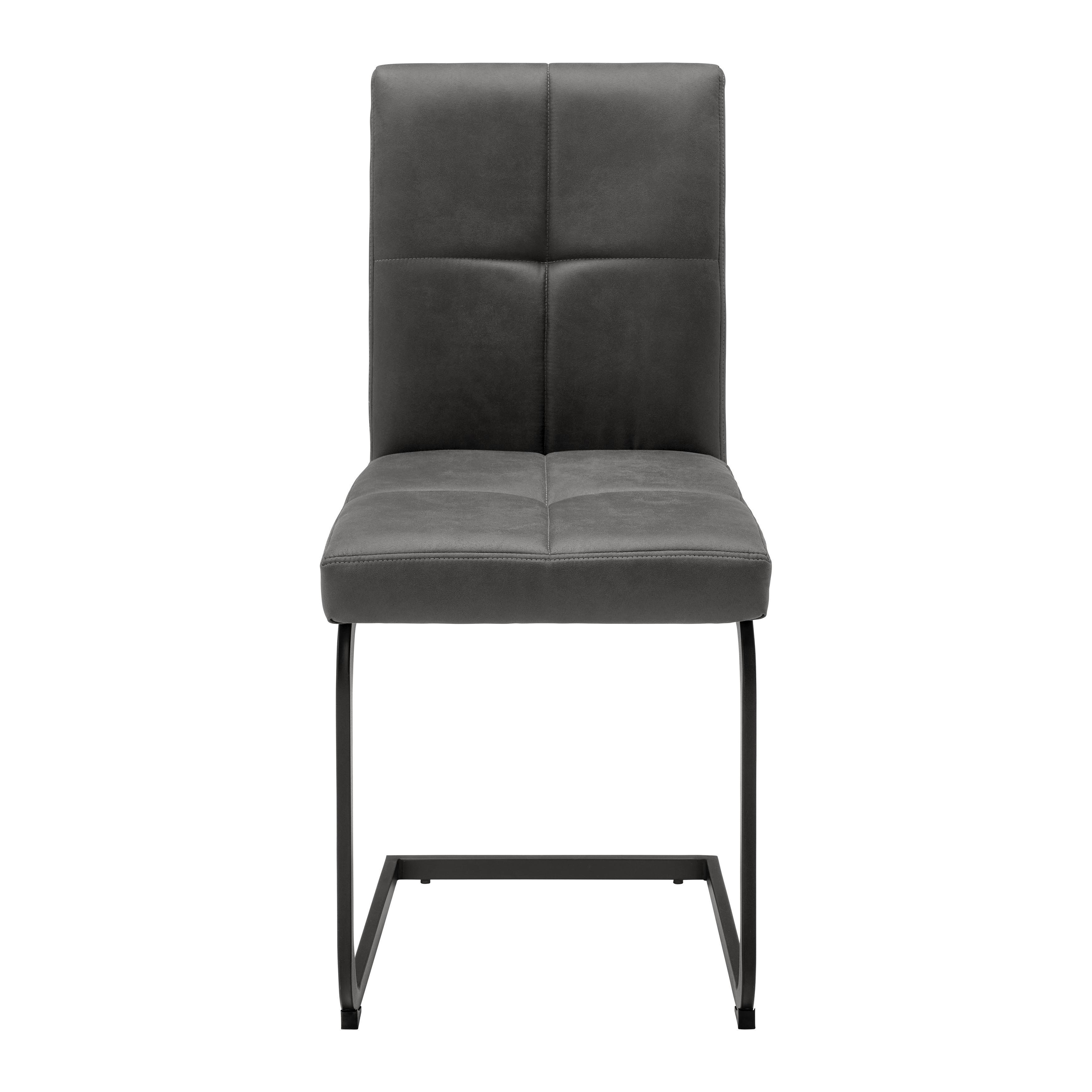 SVIKTSTOL COOPER - grå/svart, Modern, metall/textil (45/93/60cm) - Mömax