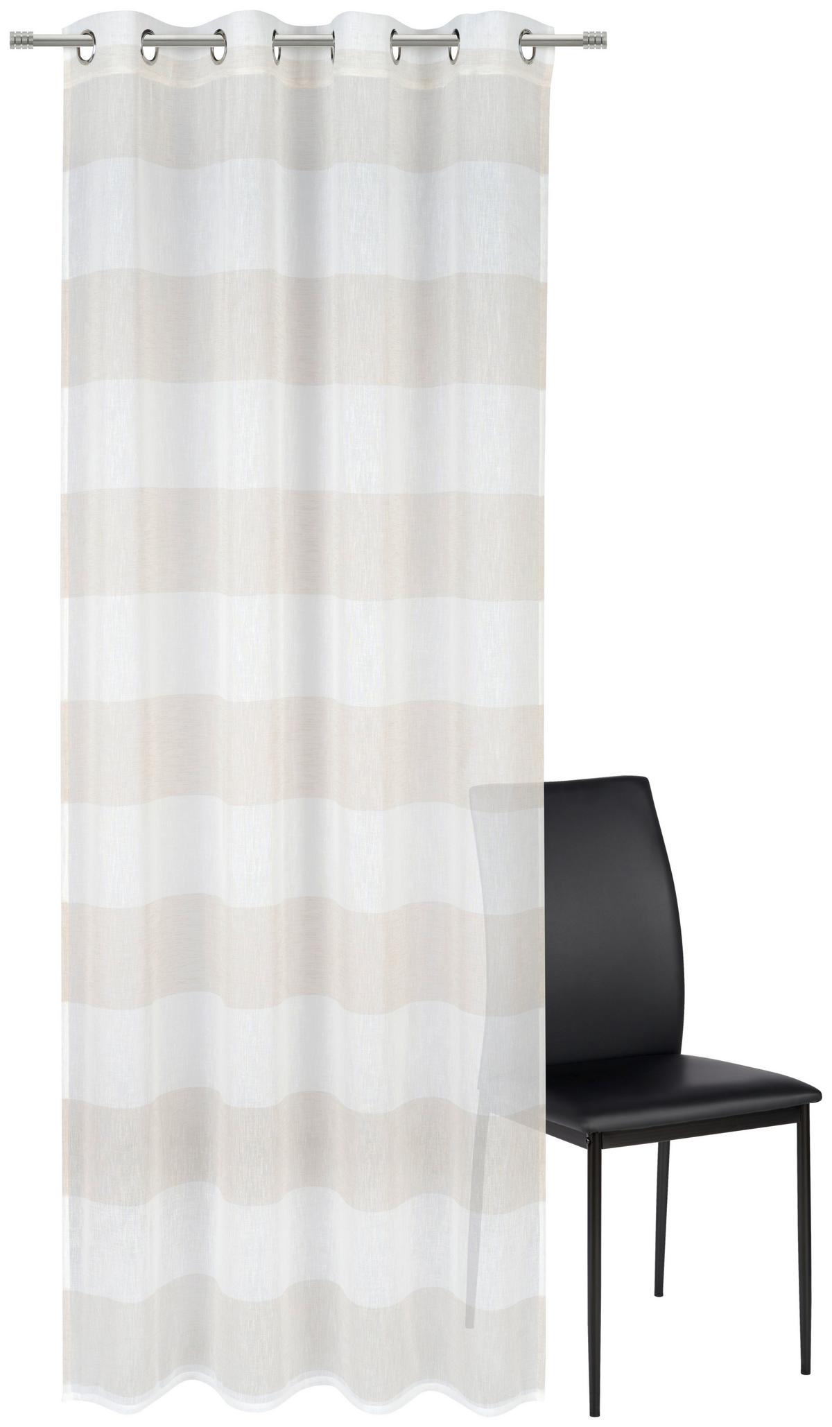 ZASŁONA NA PRZELOTKACH HENDRIK - beżowy, Design, tkanina (140/245cm) - Esposa