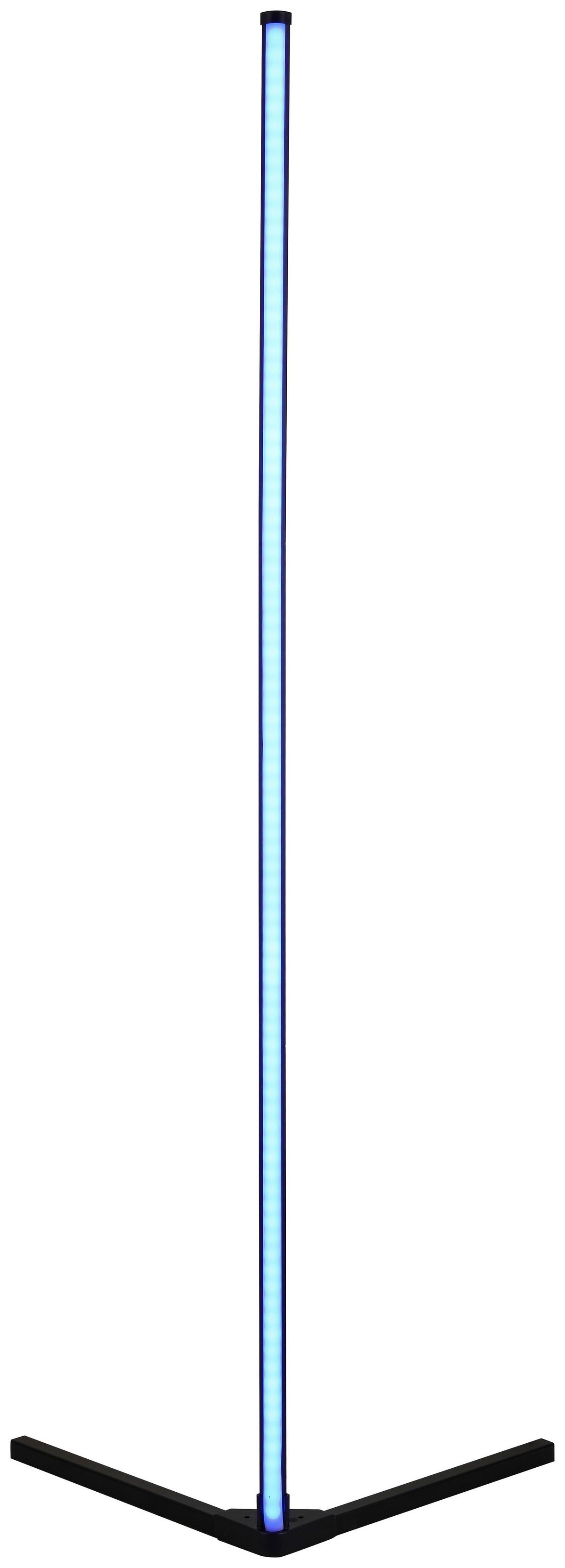 LED-Stehleuchte Julika max. 12 Watt - Schwarz, MODERN, Kunststoff/Metall (38,5/38,4/140cm) - Mömax