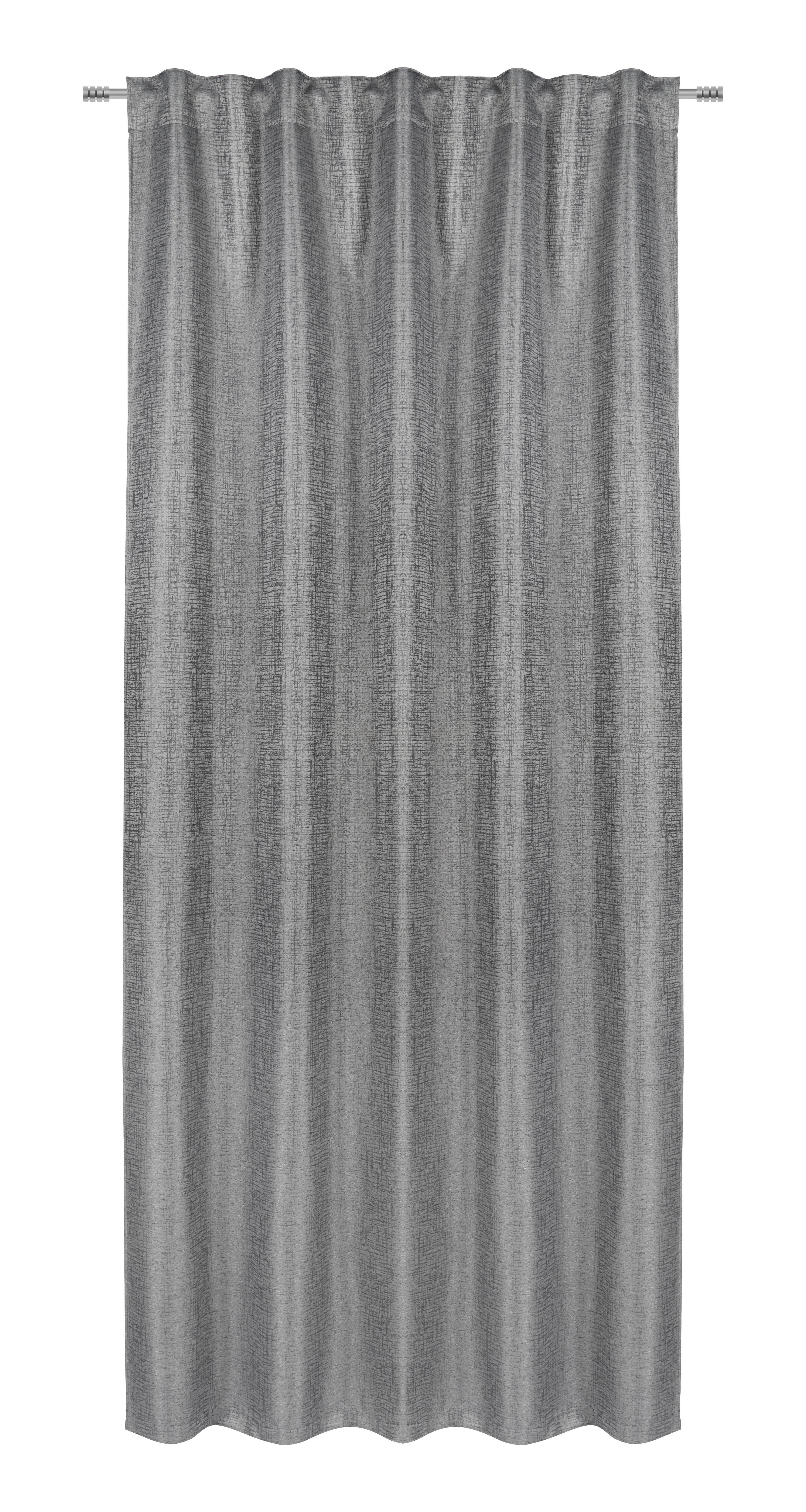 Zatemnitvena Zavesa Kai - siva, Moderno, tekstil (135/255cm) - Premium Living