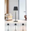 LAMPE DE TABLE À BATTERIE MAXI - anthracite, MODERN, métal/matière synthétique (11/22- 36cm) - Mömax