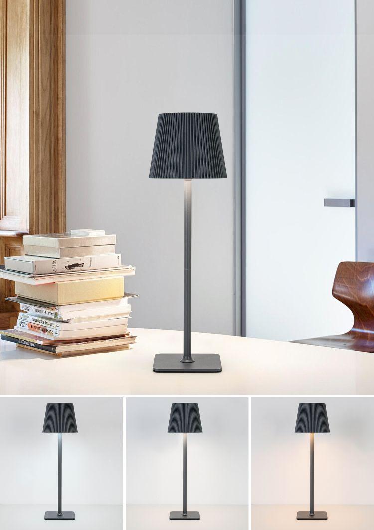 PORTABEL LAMPA MAXI - antracit, Modern, metall/plast (11/22- 36cm) - Mömax