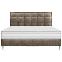 Boxspringbett Portofino - Eichefarben/Braun, Trend, Holz/Holzwerkstoff (180/200cm) - Premium Living