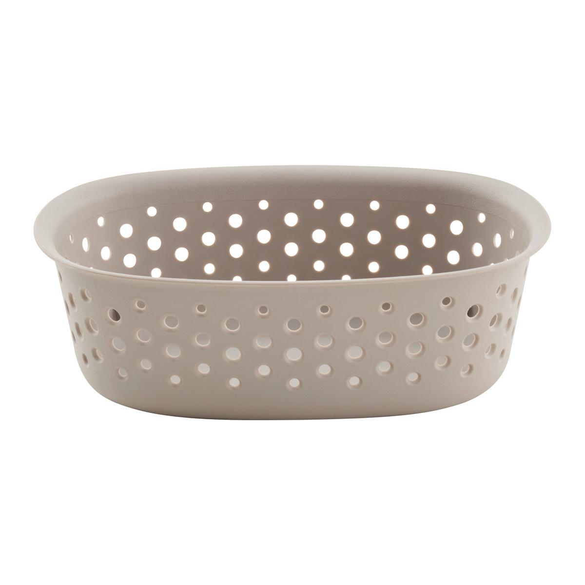 Coșuleț pentru depozitare Maja - cca. 0,8L - taupe, Modern, plastic (18,5/13,5/6cm) - Mömax