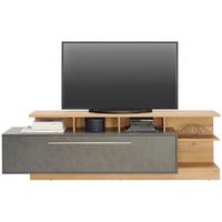 Tv-element Limit, Barva Hrasta, Temno Siva - Moderno, umetna masa/leseni material (220/68,5/40cm) - Mömax