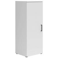 Komoda Multi - bijela/crna, Moderno, drvni materijal/plastika (45/115/40cm) - Modern Living