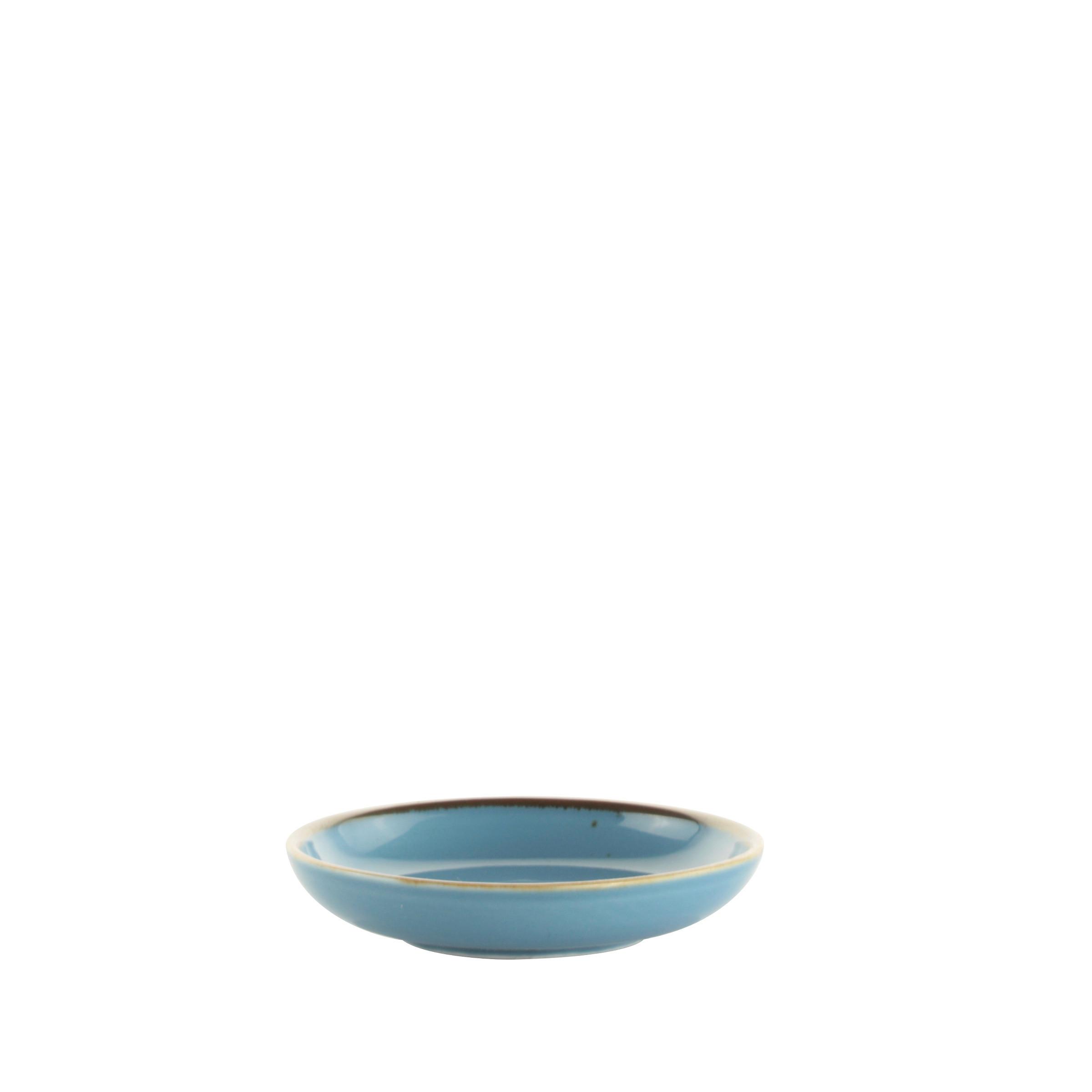 Dipschale Capri aus Porzellan Ø 9,5cm - Blau, Modern, Keramik (9,5/2cm) - Mömax