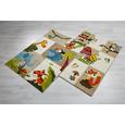 Webteppich Animal in Bunt 120x170cm - Beige/Gelb, Textil (120/170cm) - MÖMAX modern living