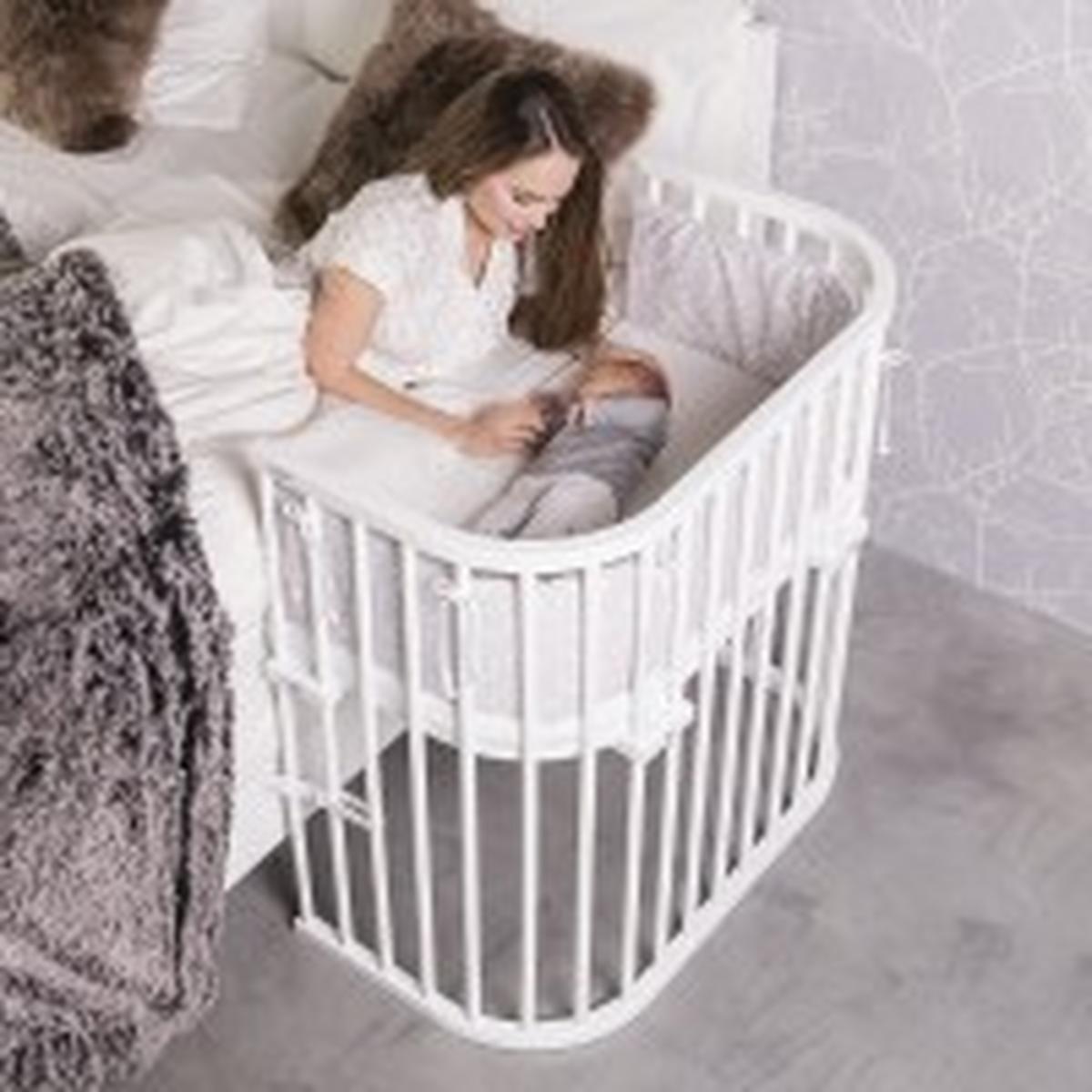 ŁÓŻKO DOSTAWNE 166102 BABYBAY BOXSPRING - biały, Basics, drewno (94/54/96,5cm) - Babybay