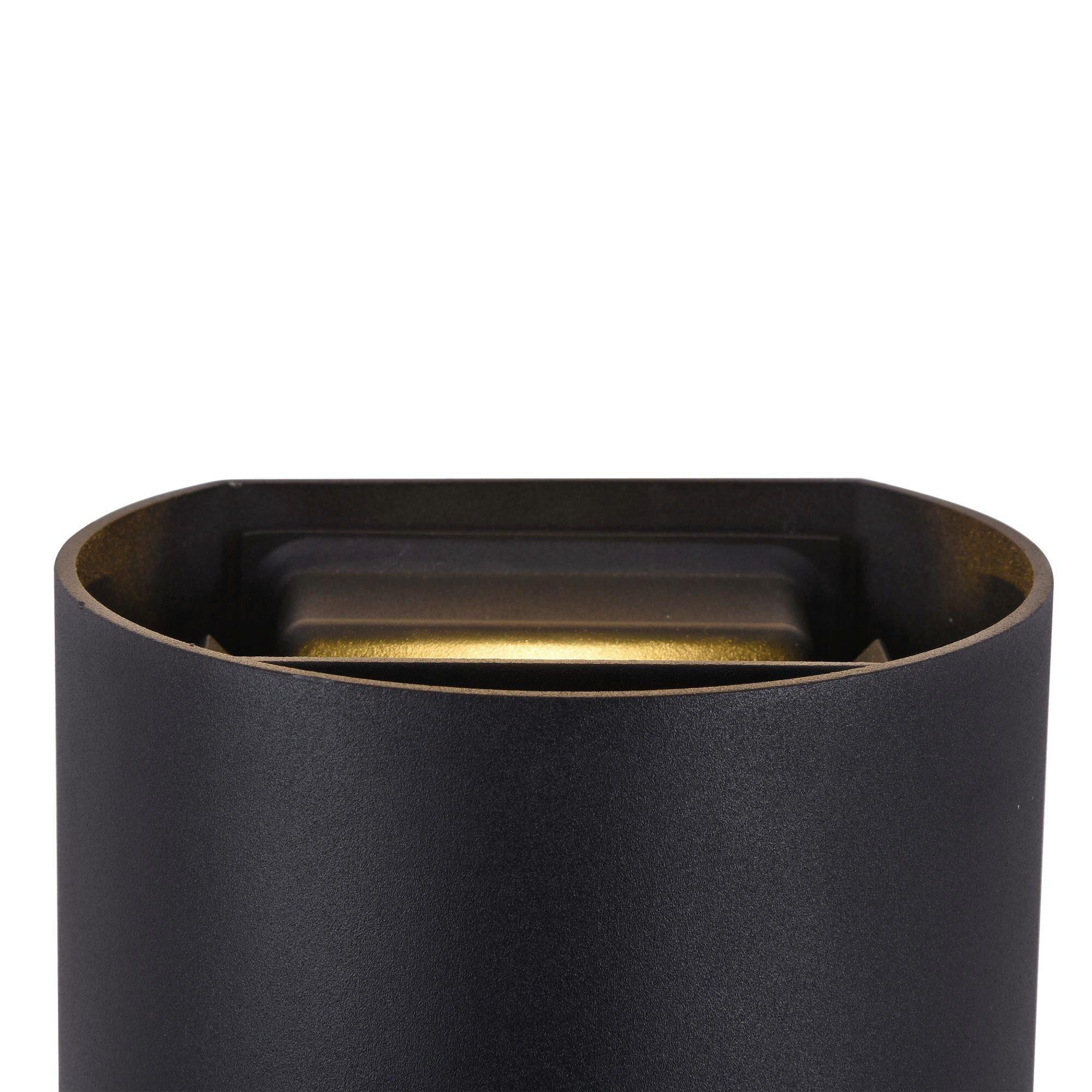 Außenwandleuchte Fulton Schwarz max. 6 Watt - Schwarz, Trend, Metall (9,5/13,5/11,5cm) - MAYTONI