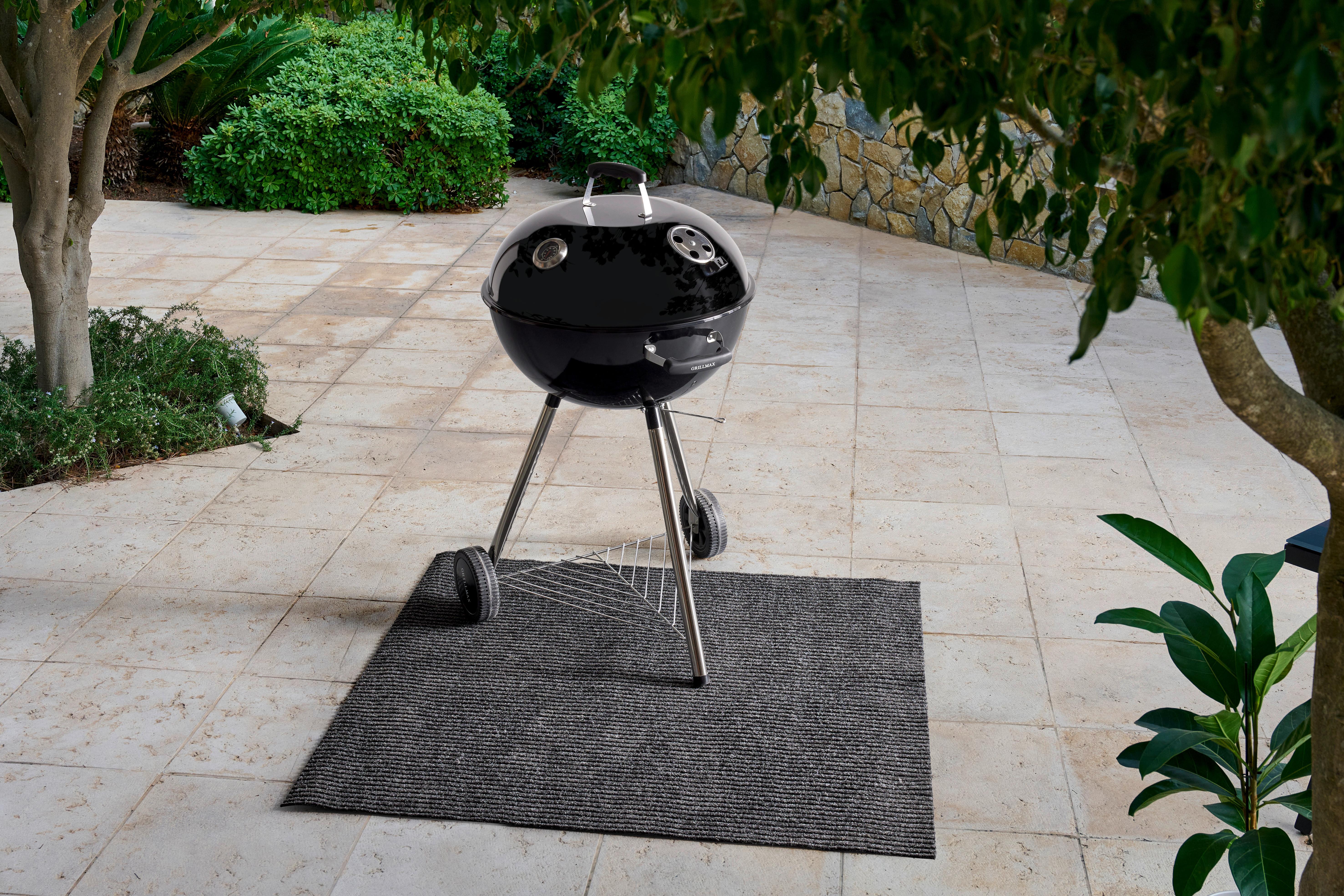 Grillmatte Barbequematte in Anthrazit - Anthrazit, Textil (100/120cm) - Modern Living