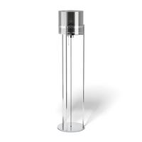 LAMPA STOJĄCA 34206* ROUND LIGHTS JOOP! - czarny/przezroczysty, Design, metal/szkło (30/146cm) - Joop!