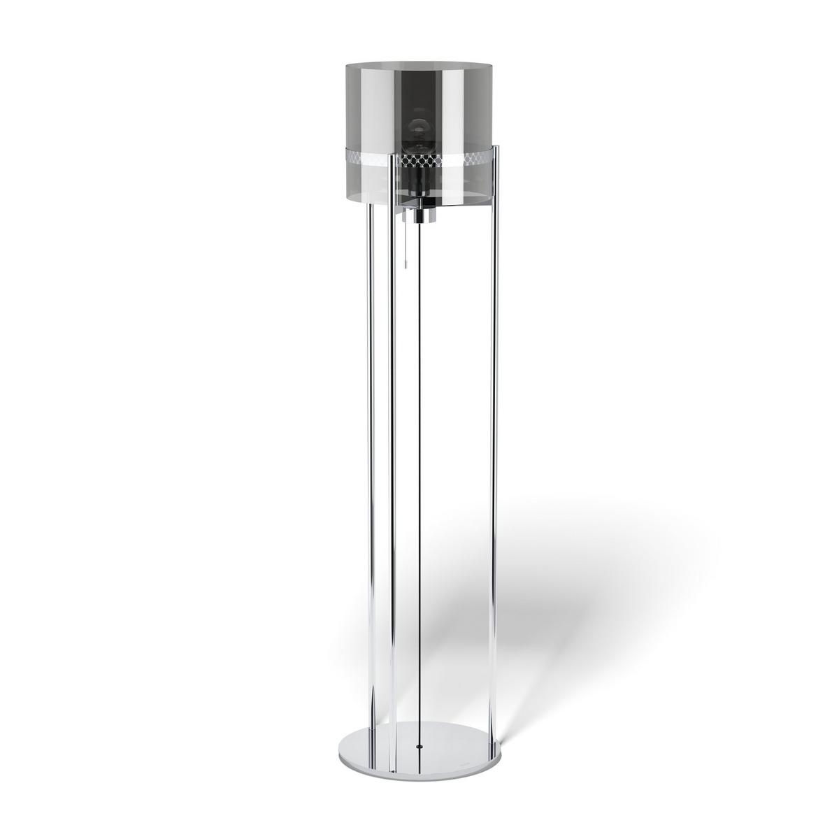 LAMPA STOJĄCA 34206* ROUND LIGHTS JOOP! - czarny/przezroczysty, Design, metal/szkło (30/146cm) - Joop!