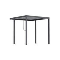 Pergola Origin, Antracit, 2,5x2,5m - antracit, Basics, kovina (258/235/258cm) - Gardenson