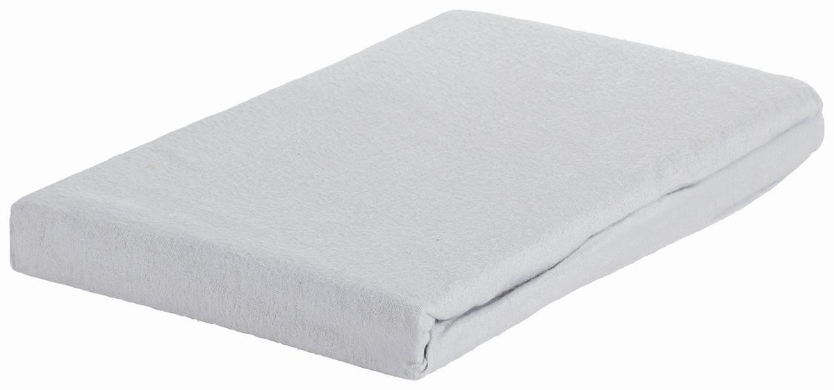 PRZEŚCIERADŁO Z GUMKĄ ZERMATT - kolor srebrny, Konventionell, tkanina (200/200cm) - Esposa