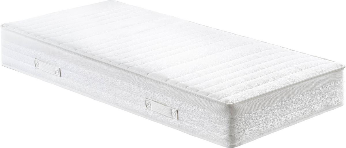 Taschenfederkernmatratze H4, ca. 90x200cm - Weiß, Basics, Textil (90/200cm) - Mömax