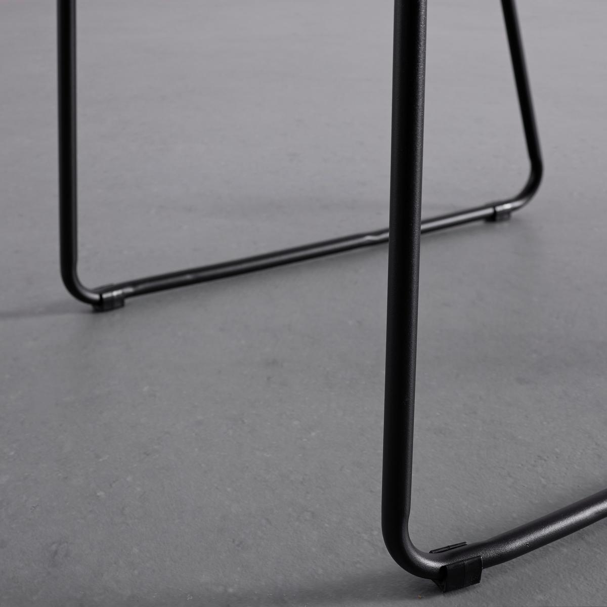 KRZESŁO MIA - czarny/żółty, Modern, metal/tkanina (46/82/58cm) - Bessagi Home