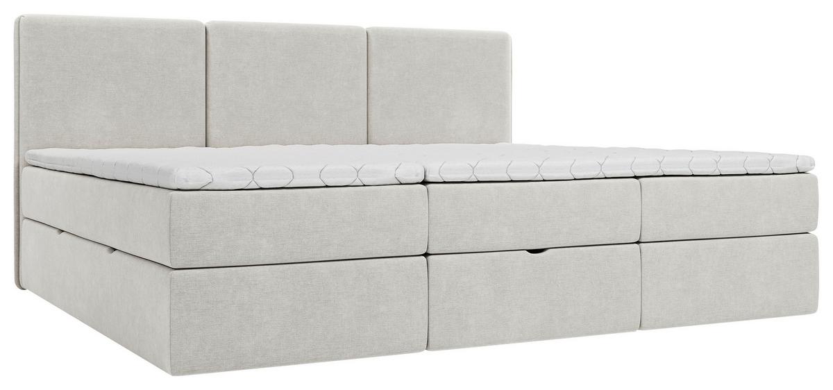 Familienbett Domino Combo Grau ca.240x200cm - Schwarz/Grau, MODERN, Holz/Holzwerkstoff (240/200cm) - MID.YOU