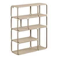 Wandregal Lanciano Beige - Beige, Design, Metall (48/64/18cm) - MID.YOU