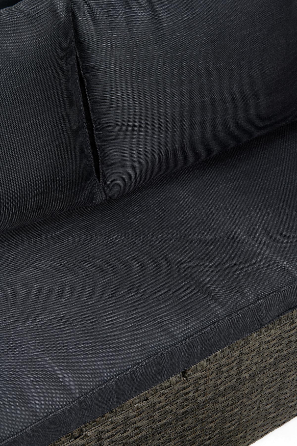 Lounge Garnitura Lisabon, Siva, Rjava, 4-Delni Set - siva/rjava, Moderno, kovina/umetna masa - Modern Living
