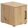 Aufsatzschrank Multistauraum Eiche Artisan - Schwarz/Eiche Artisan, MODERN, Holzwerkstoff/Kunststoff (30/35/40cm) - Mömax