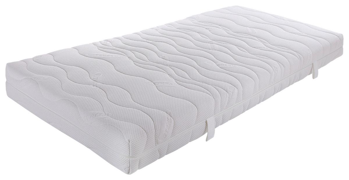 Wendematratze Cotton Twin ca. 200x200 cm Weiß - Weiß, Basics, Textil (200/200cm) - Breckle