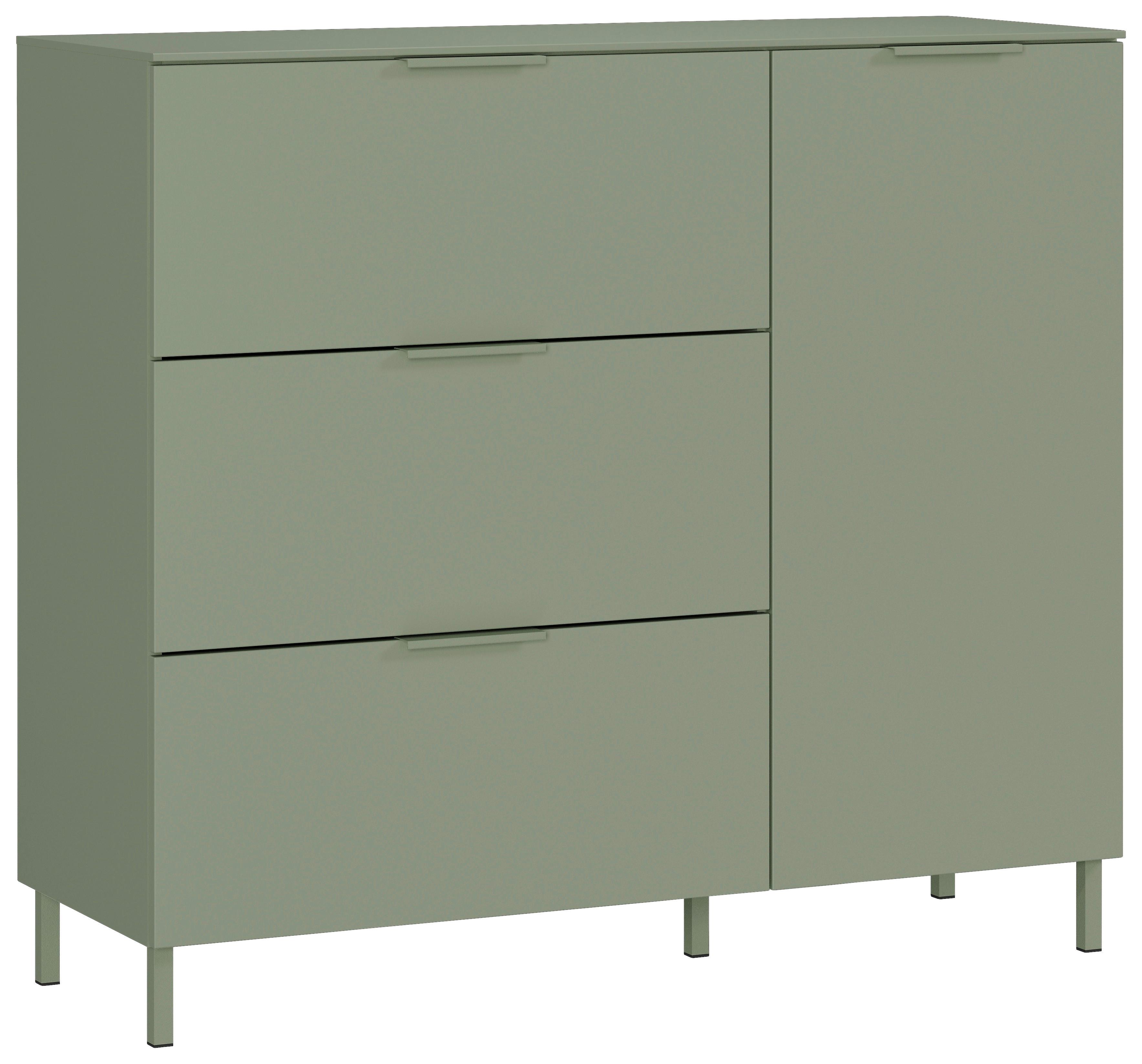 Kommode Gw-Savoca - Grün, Modern, Holzwerkstoff/Metall (109/98/40cm) - Mömax