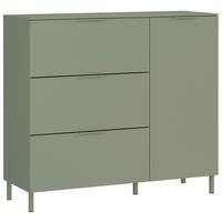 Kommode Gw-Savoca - Grün, Modern, Holzwerkstoff/Metall (109/98/40cm) - Mömax